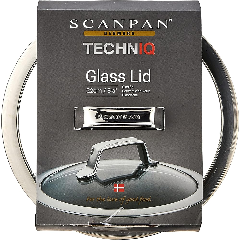 SCANPAN TechnIQ Glass Lid 22cm