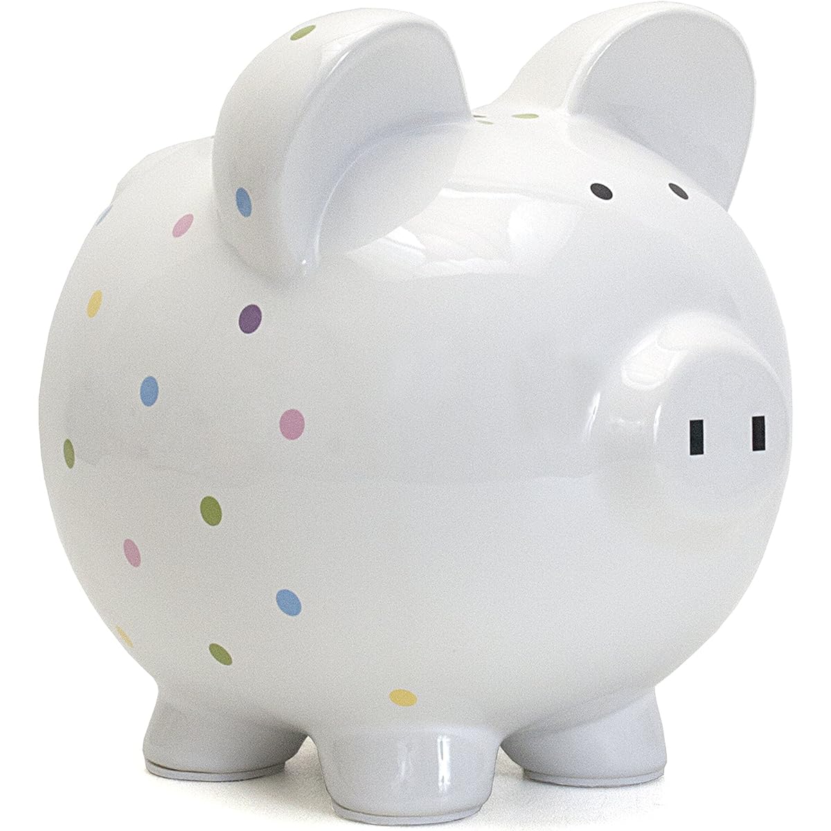 Child to Cherish Large Confetti Pig Bank, Multi by Child to Cherish