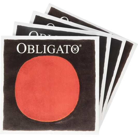 Violin string obbligato E (gold), A, D, G string set E string: Ball