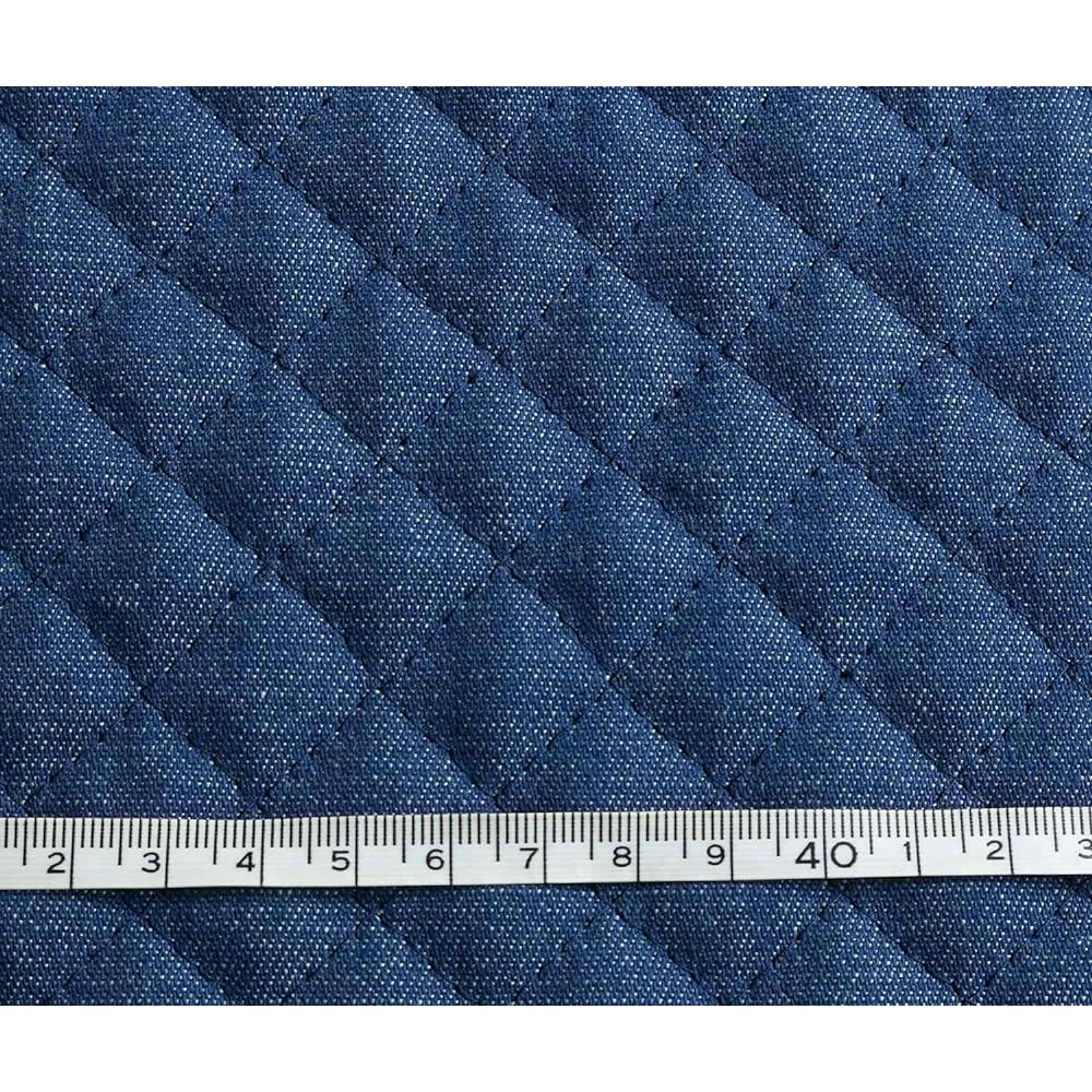 Nippon Chuko NBK Denim Fabric Quilting Type 8oz 108cm Width x 1m Cut A Blue Q5080-A Crafts/Handmade Supplies