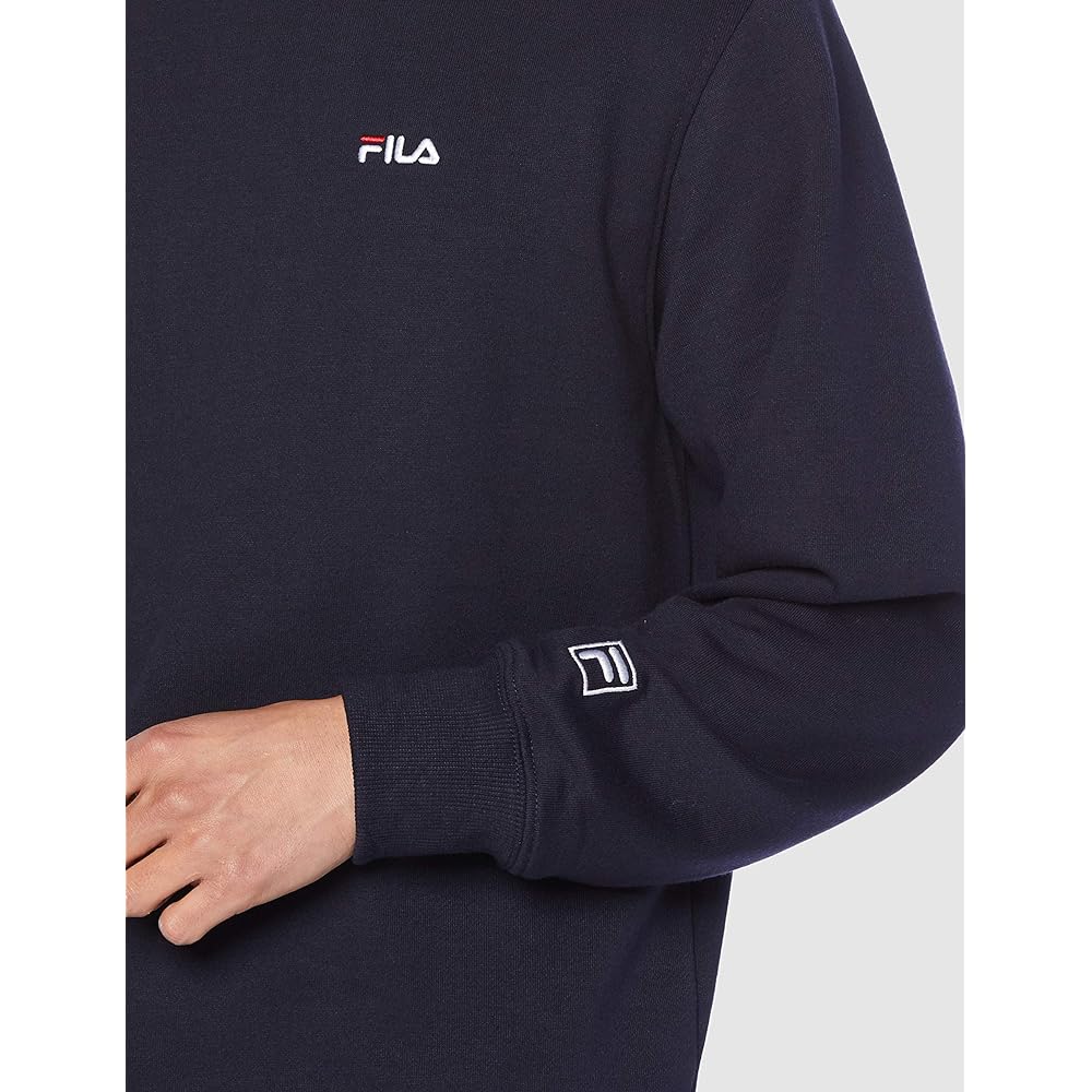 [Fila] Sweat Top and Bottom Set, Sweatshirt, Fleece Fleece, Long Sleeve, Loungewear, Pajamas, Homewear, Fitness Training Wear, Gym, Plain, Men's