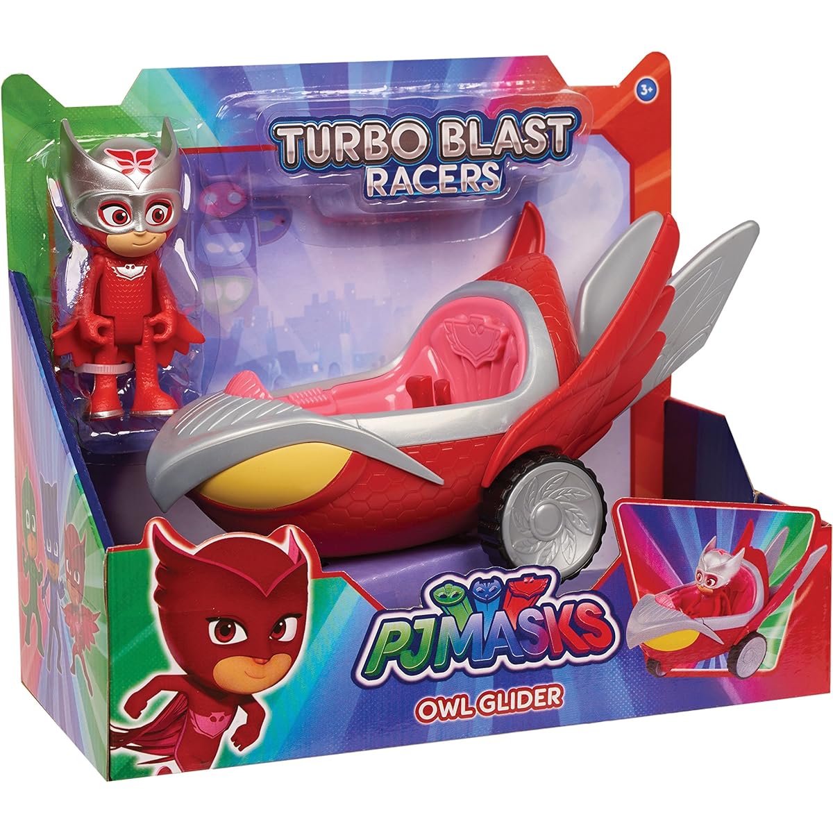 JP PJ Masks Owlette Turbo Blast Vehicle Toy