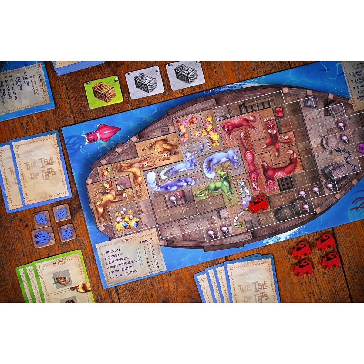 The City of Games Board Game Cat Island Town Multicolor [Parallel Import]