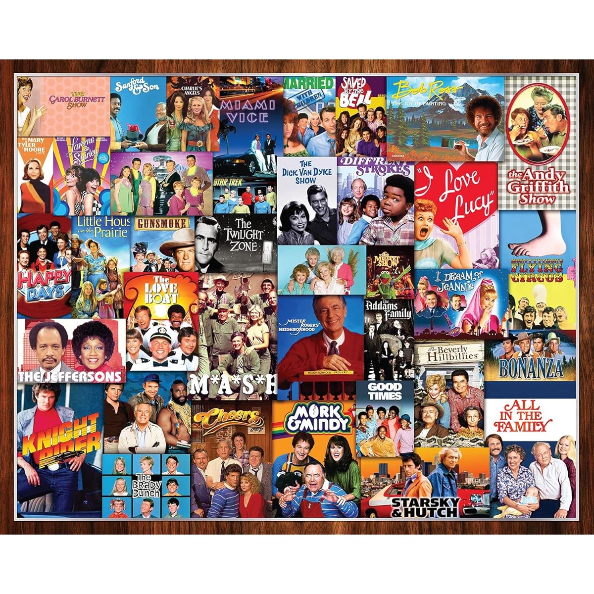 Springbok 1000 Piece Jigsaw Puzzle What's on Your TV? - Made in the USA 1000 Multi
