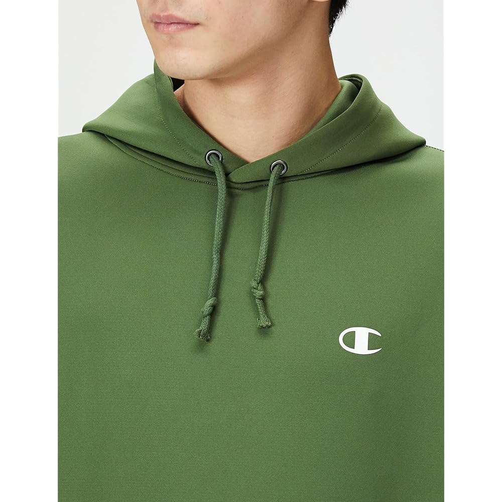 [Champion] Hoodie Long Sleeve One Point Logo Hooded Sweatshirt C8-WS102 Men's