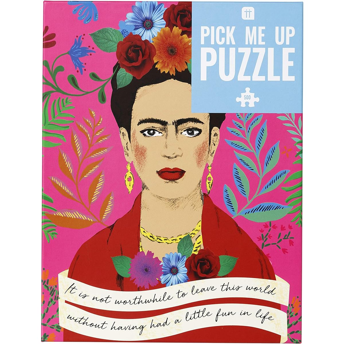 Frida Kahlo Jigsaw Puzzle for Adults Mexican Gifts Boho Gifts for Women 500 Piece Jigsaw Puzzle