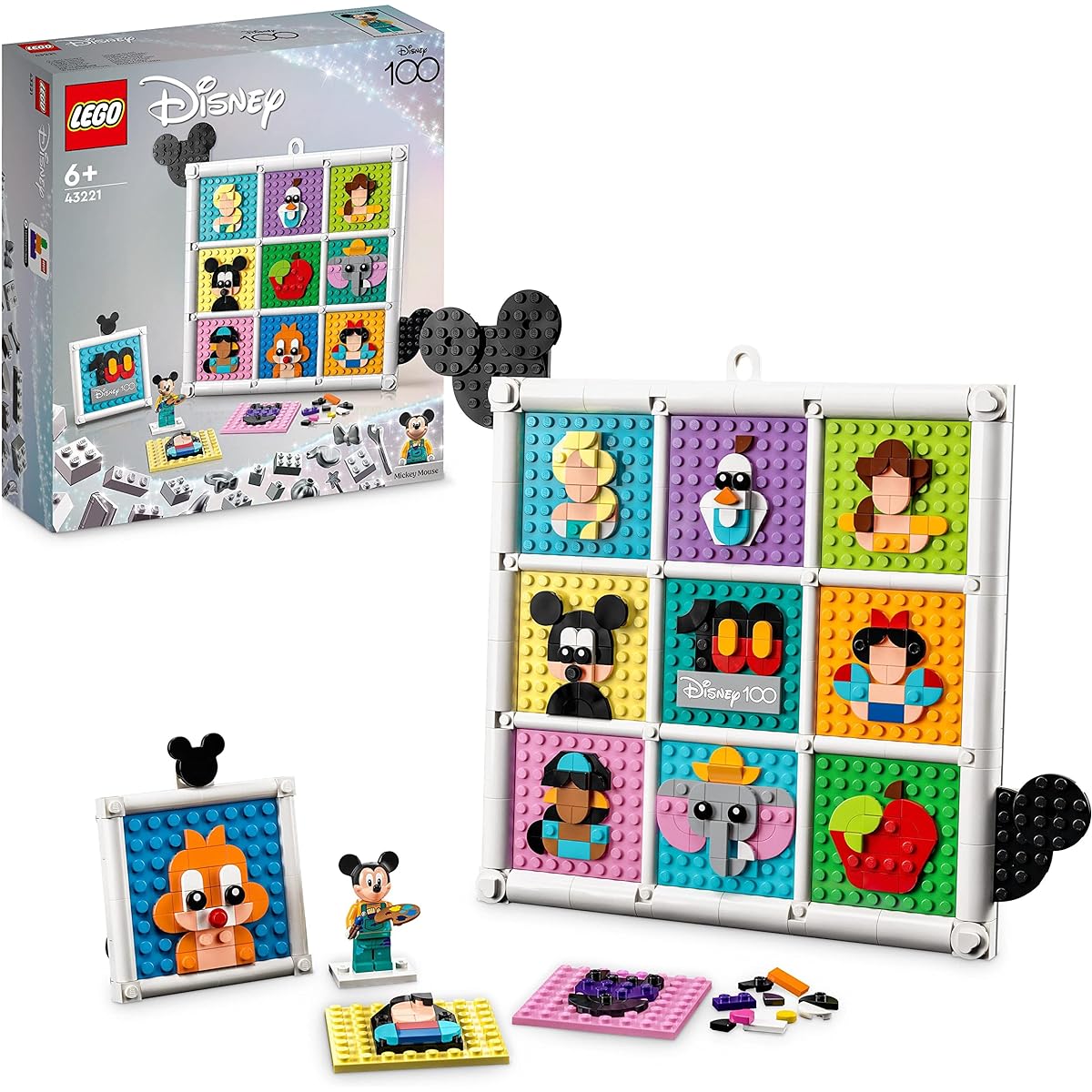 LEGO Disney 100 Disney 100th Anniversary Popular Characters Gathered! 43221 Toy Blocks Gift Fantasy Girls Ages 6 and Up