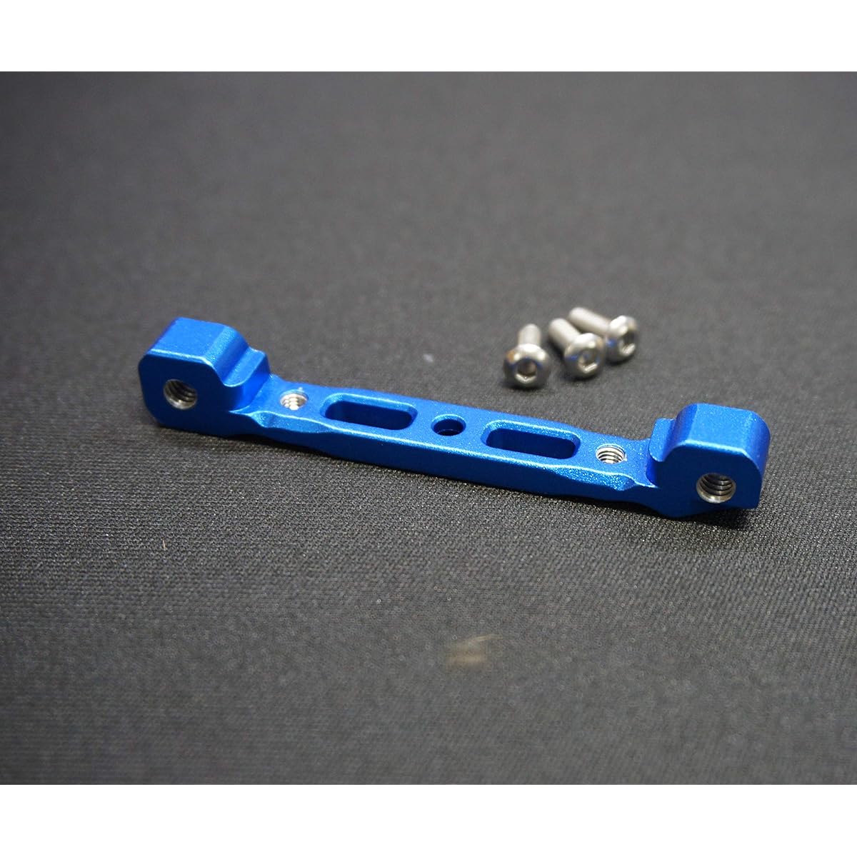 Aluminum Front Upper Arms Rear Bulk Mount for ARRMA Kraton Typhon Senton Talion - Blue