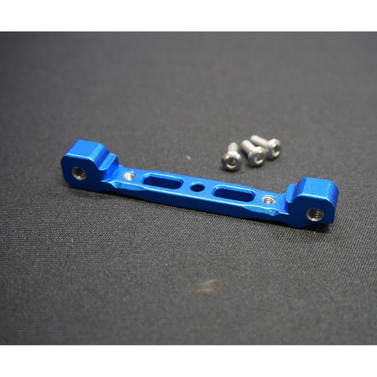 Aluminum Front Upper Arms Rear Bulk Mount for ARRMA Kraton Typhon Senton Talion - Blue