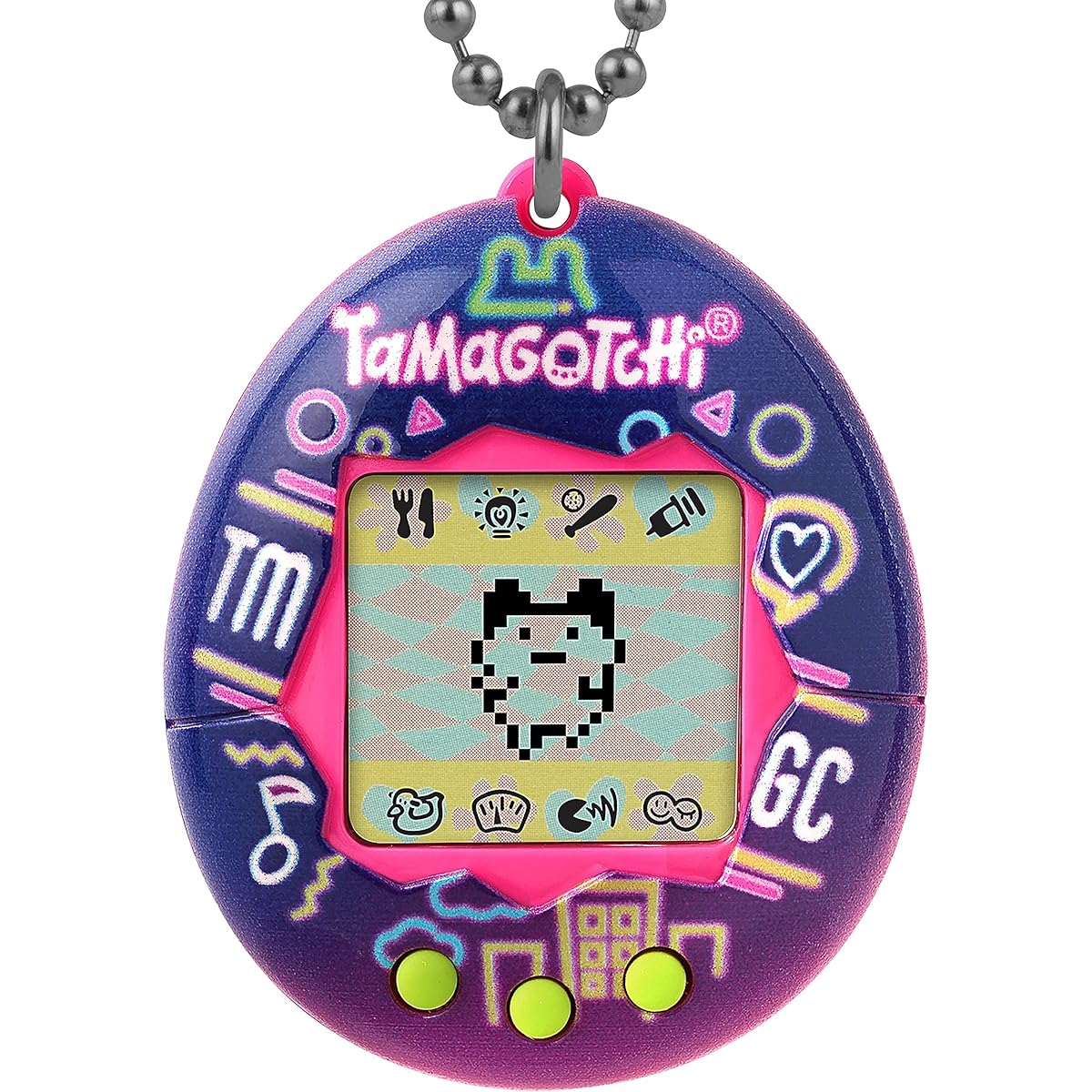 Original Tamagotchi Neon Light Electronic Game