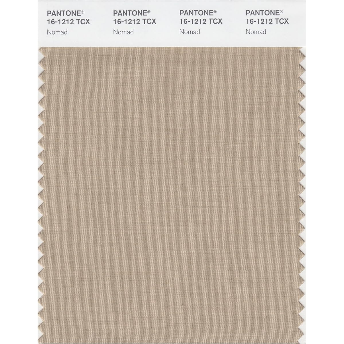 PANTONE Smart 16-1212X Color Swatch Card Nomad