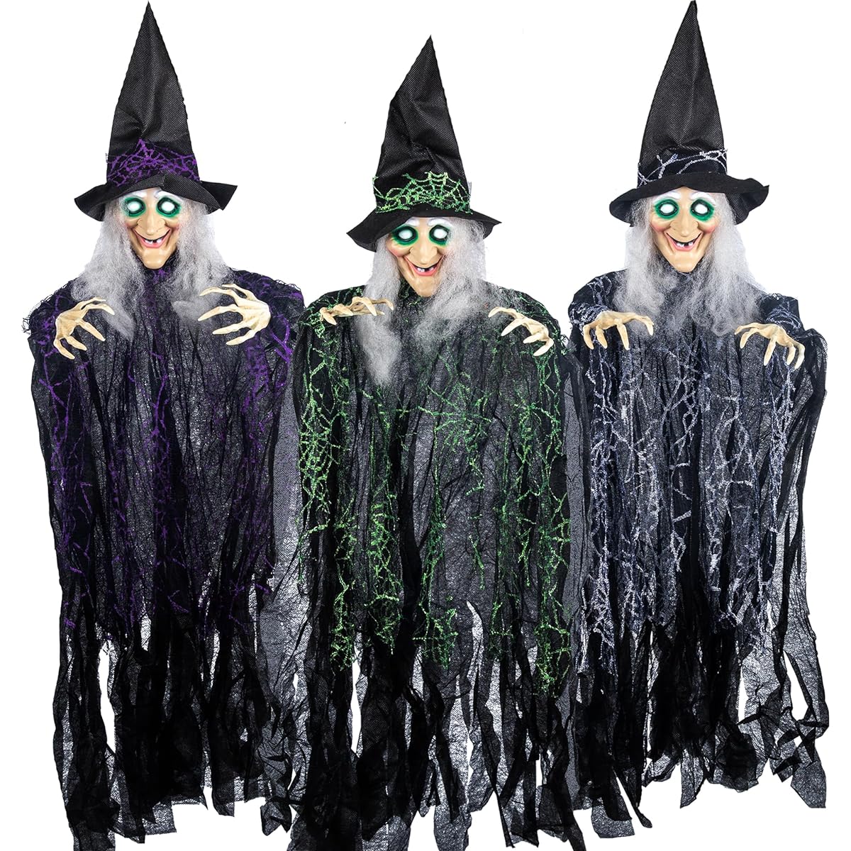 Halloween Hanging Witch Decorations (3 Pack)