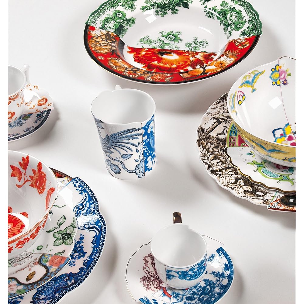 SELETTI Hybrid Bowl 25cm CECILIA φ25 x H4cm Western Style Overseas Style Stylish Cute Colorful Flashy Design Kitchen Dining Table Plate Tableware Bowl Bowl 124161
