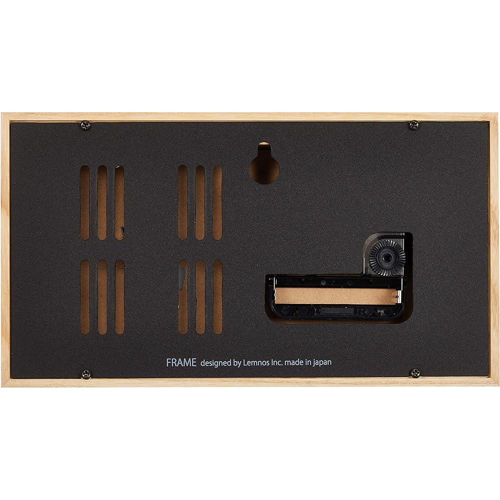 Lemnos Hanging Thermohygrometer Analog Frame Natural Wood FRAME Natural LC13-14 NT Lemnos