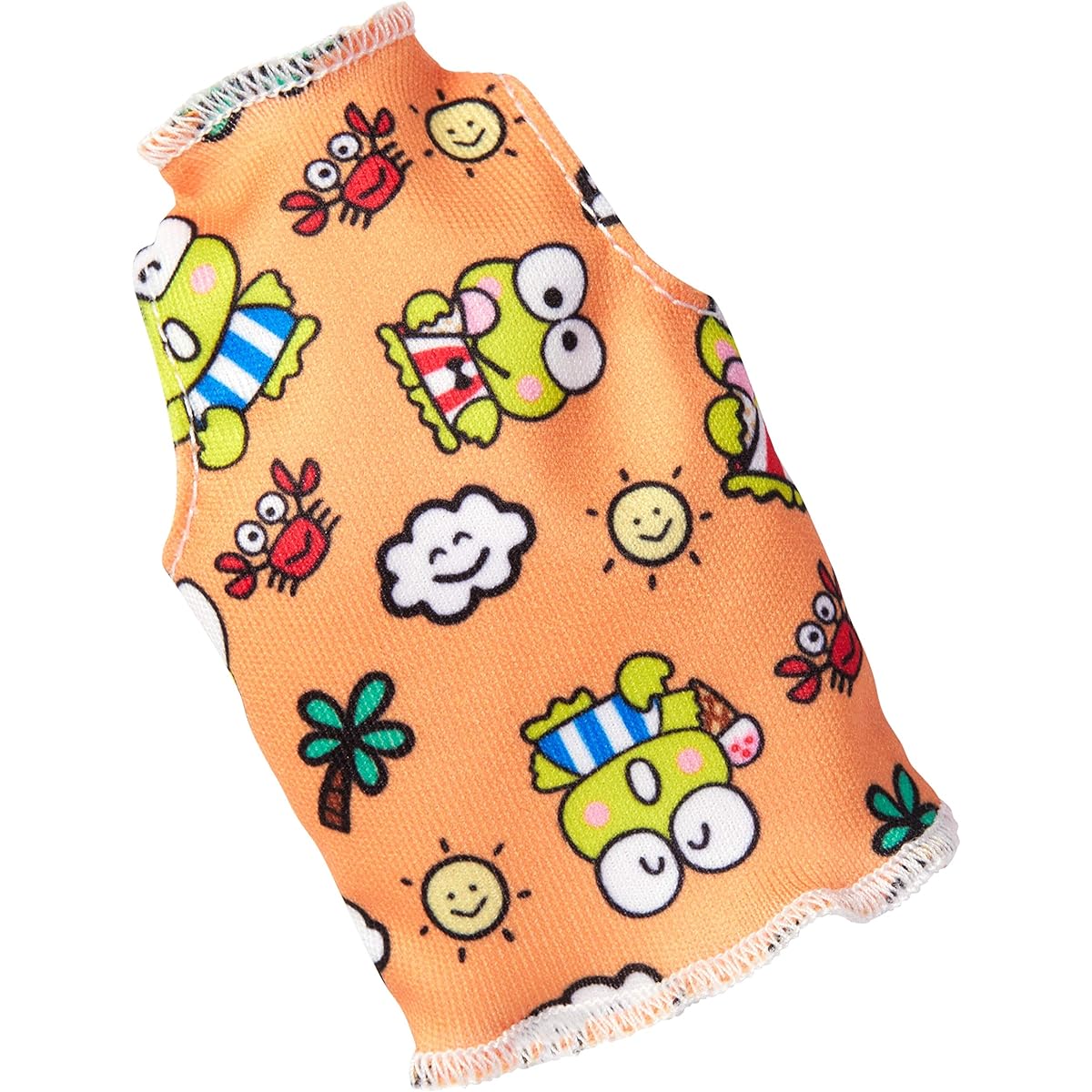 Barbie Clothes: Hello Kitty & Friends Character Top Dolls, Sleeveless Top with Keroppi Graphic, Gift for 3 to 7 Year Olds