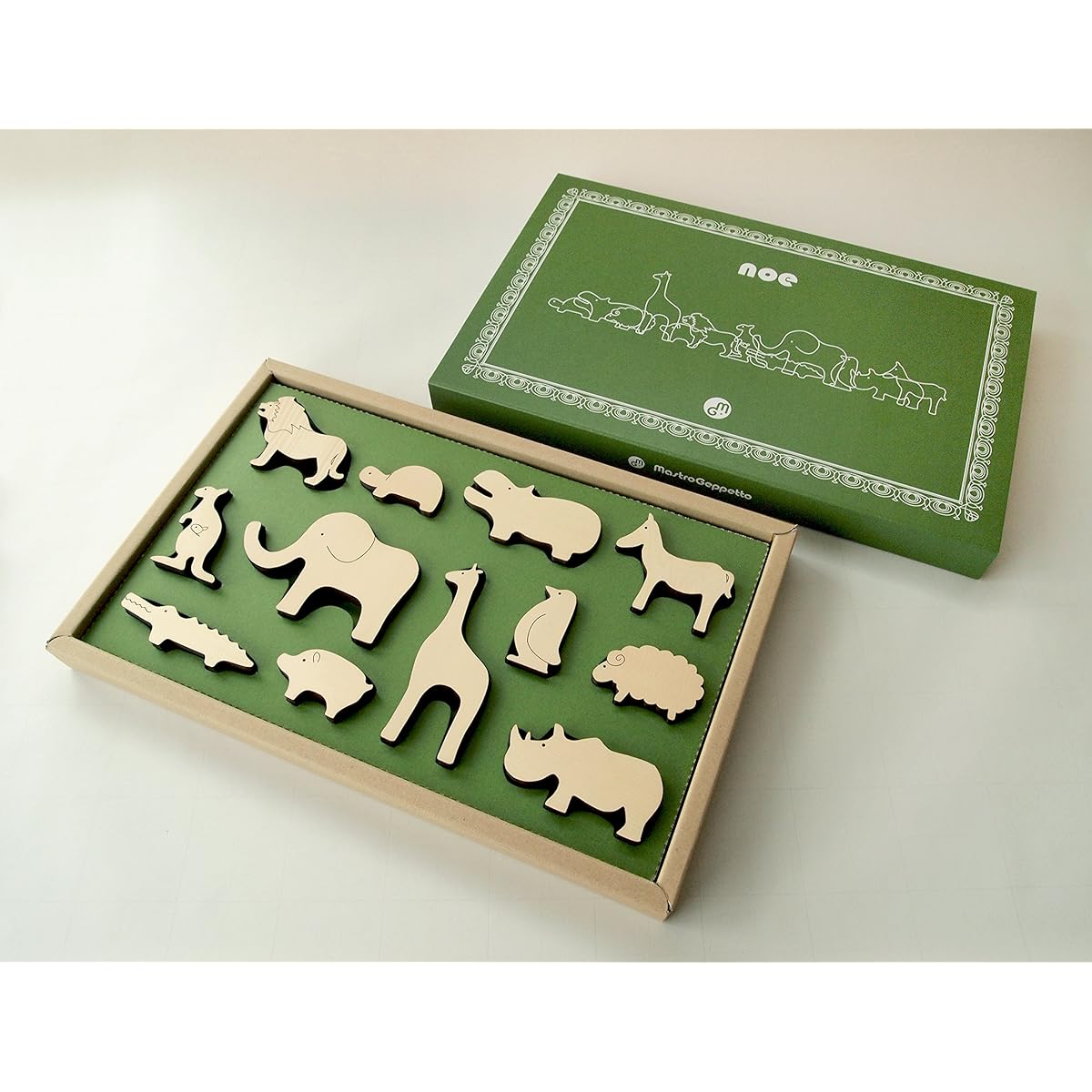 Mastro Geppetto Wooden Toys Wooden Animals NOE