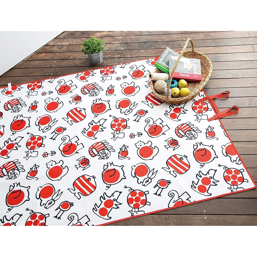 Marushin Leisure Sheet LISA LARSON 200 x 140cm For 3~4 People Play with Baby Mikey Children Compact Adult Excursion Sports Day 6865004500