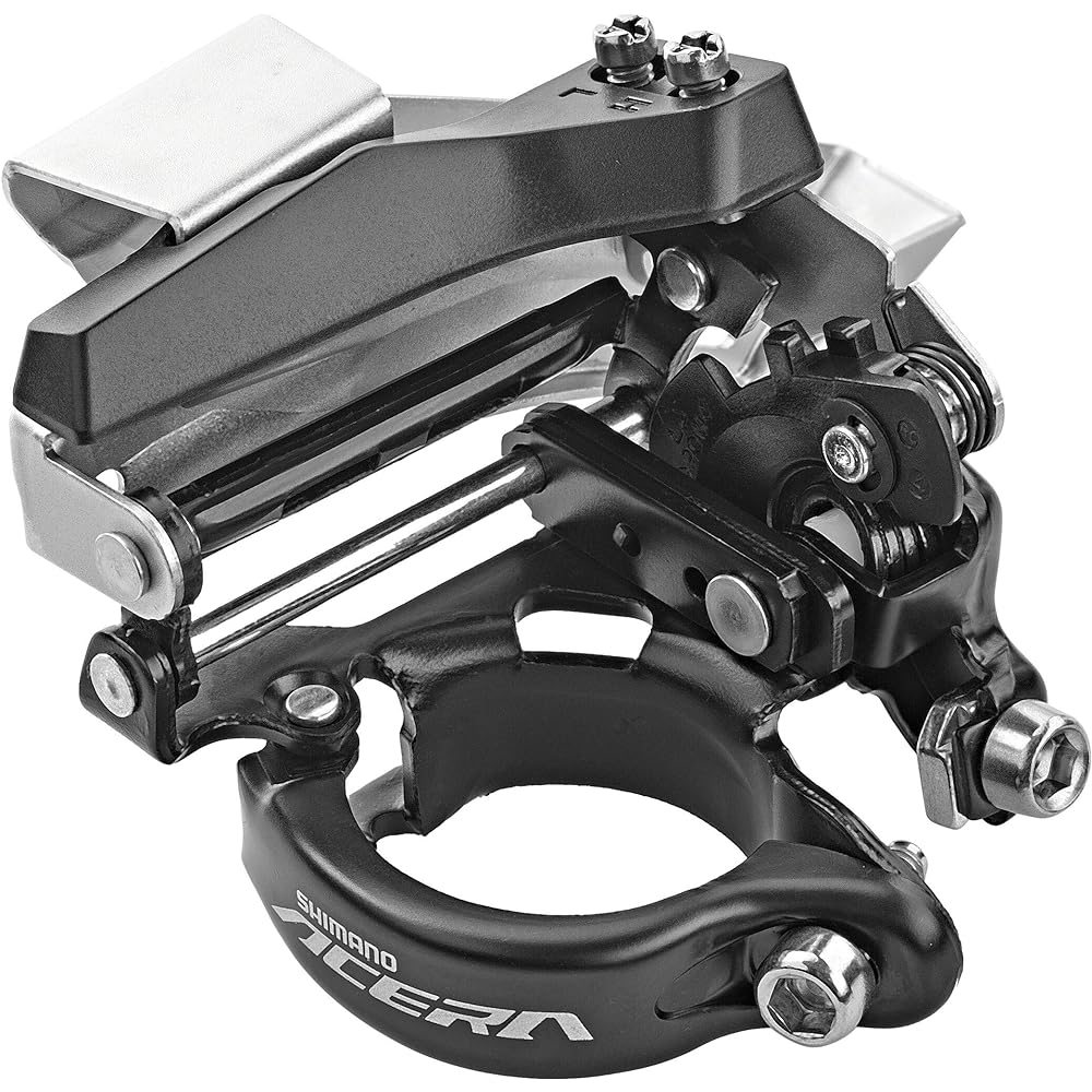 SHIMANO Front Derailleur FD-T3000 Band Type φ34.9mm (31.8/28.6mm adapter included) Top Swing/Dual Pull 2X9S 63-68° Compatible Top Gear: 46T EFDT30002TSX3