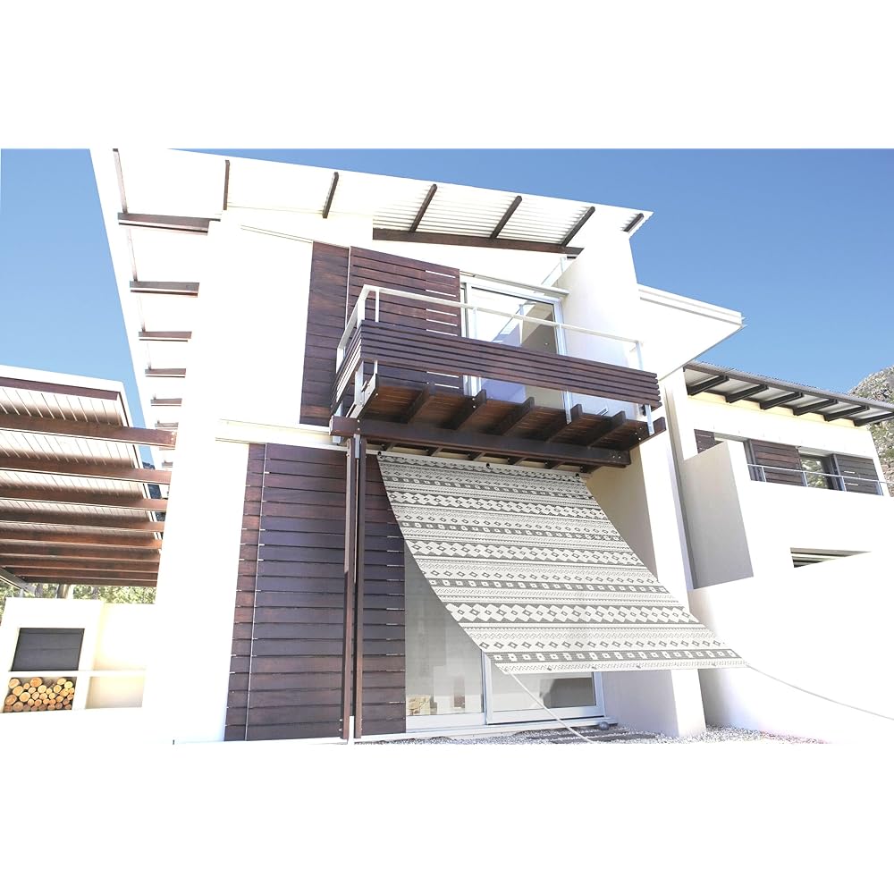 Meiwa Gravure Blinds Black 180 x 240cm Sunshade Heat Shielding Effect UV Protection Approx. 85% Kilim OSK-1824