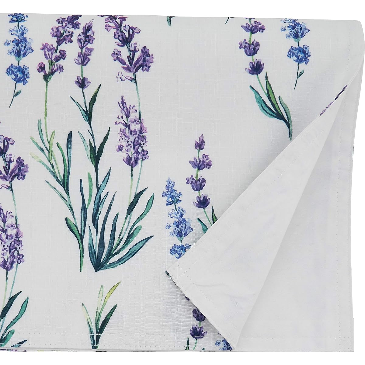 SARO LIFESTYLE Darcy Knit Collection Lavender Design Table Runner 16" x 108"