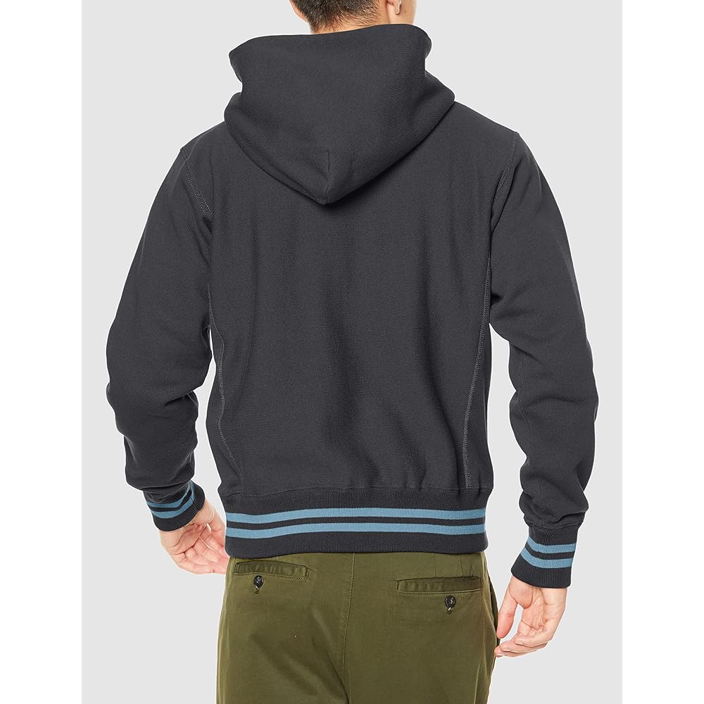 [Champion] Hoodie, Long Sleeve, Brushed Lining, Sweatshirt, 11.5oz Line Rib, Script Logo, Mono Blue Tag, Reverse Weave(R) Hooded Sweatshirt, C3-W110 Men's