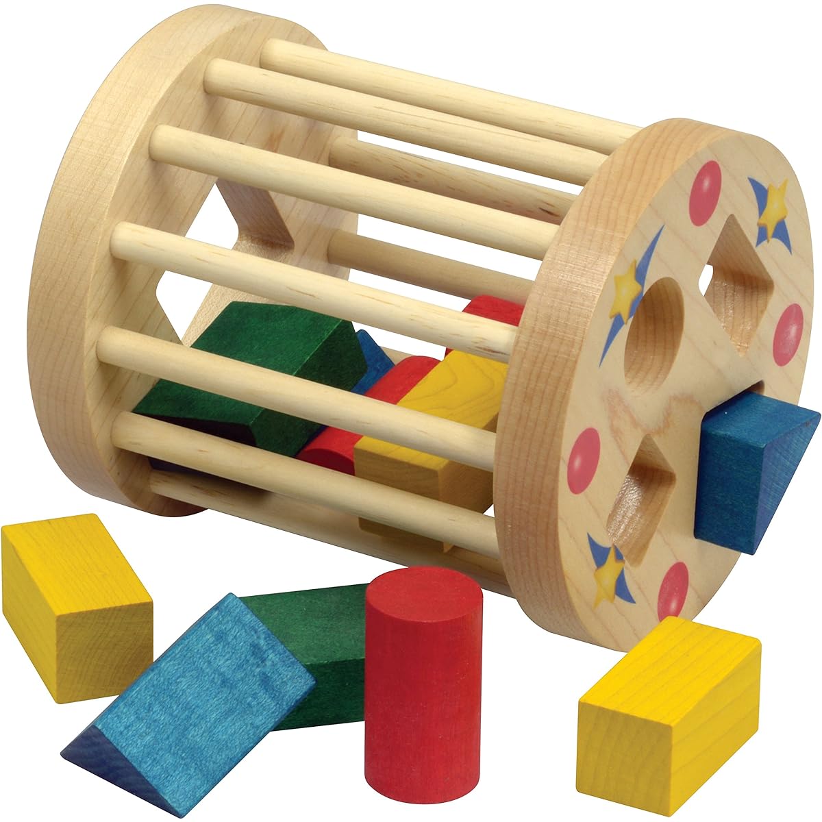 Shape Sorter Round Cage - Made in the USA