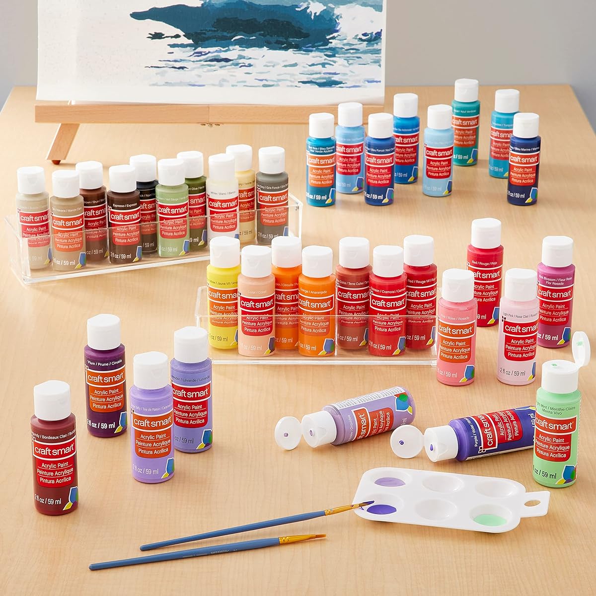 Craft Smart MICHAELS 36-Color Acrylic Paint Value Set