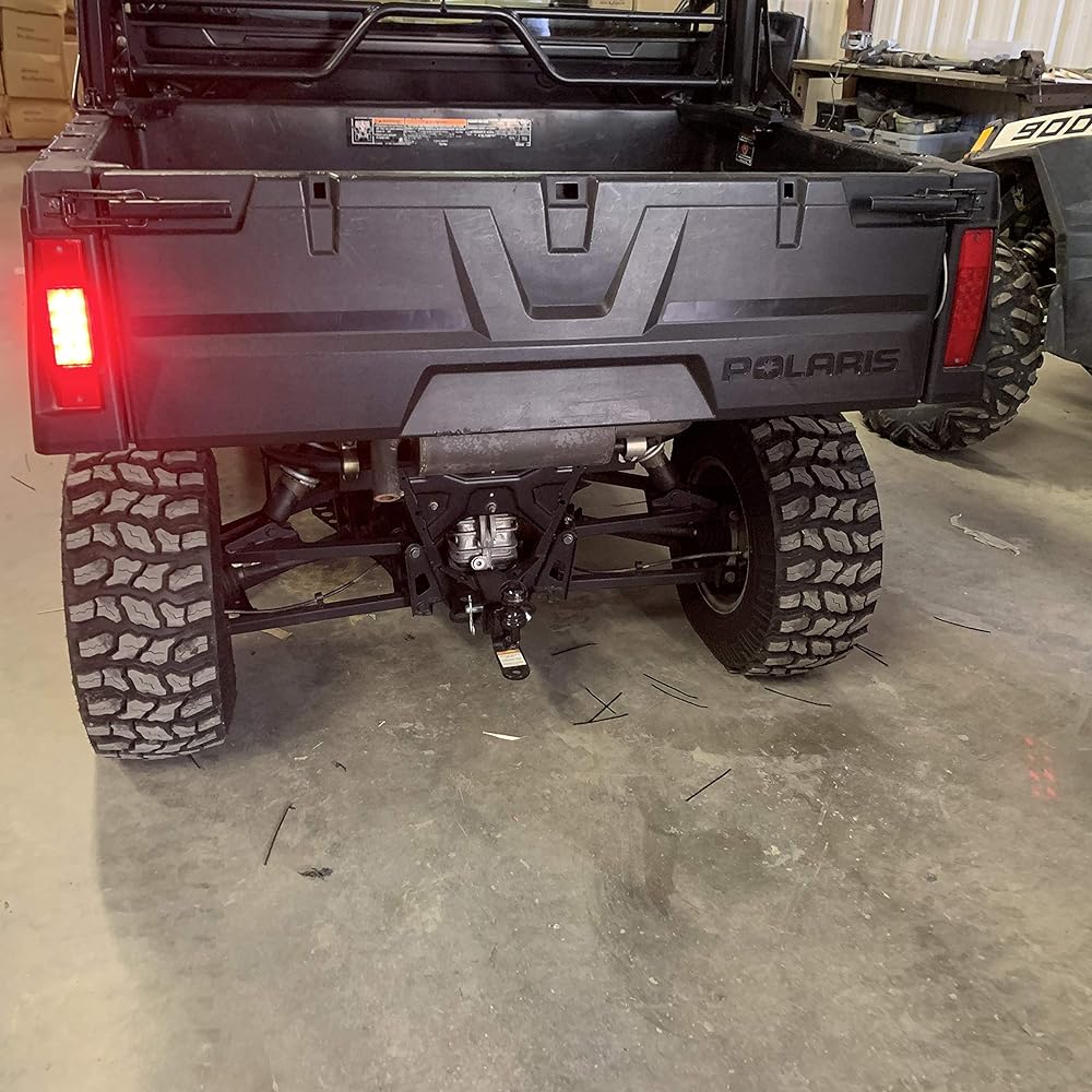 MCSADVENTURES Plug and Play Turn Signal Street Legal Blinker Kit with Hazard Features for Polaris Ranger 500 570 900