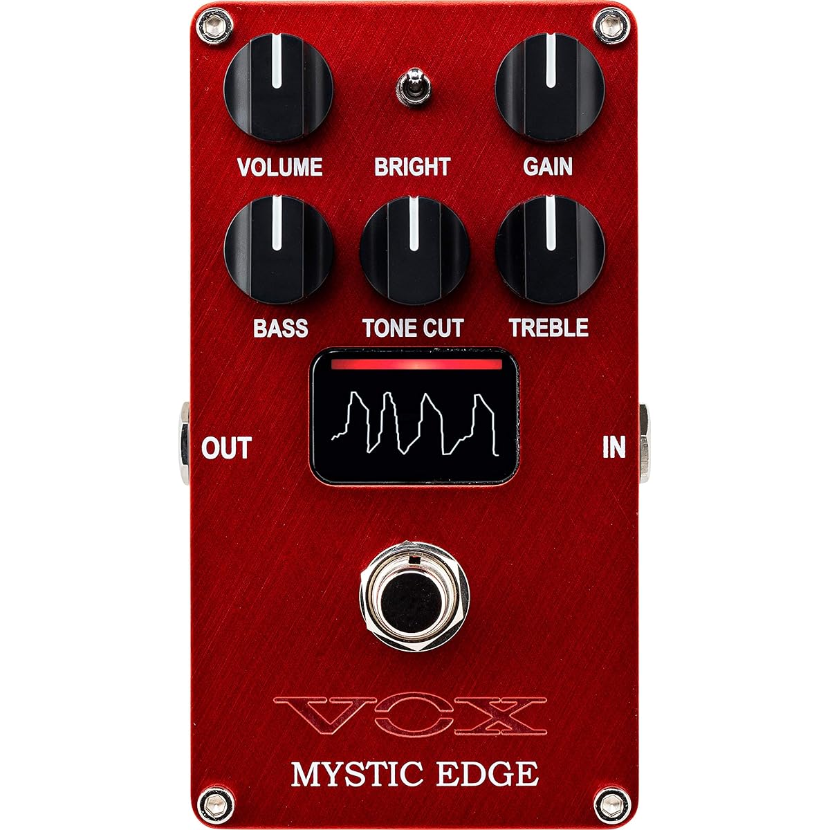 VOX - VALVENERGY Vacuum Tube Amplifier Pedal Effector MYSTIC EDGE (VE-ME) + Strobe Pedal Tuner VXT-1 Set