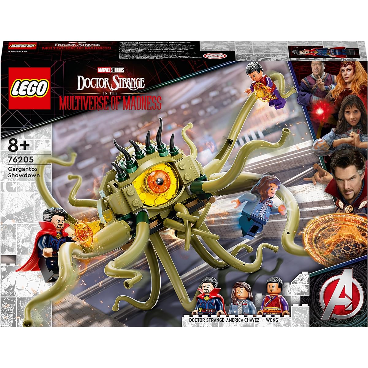 LEGO Super Heroes Battle with Gargantos 76205 Toy Blocks Gift Super Hero American Comic Sentai Hero Boys Ages 8 and up