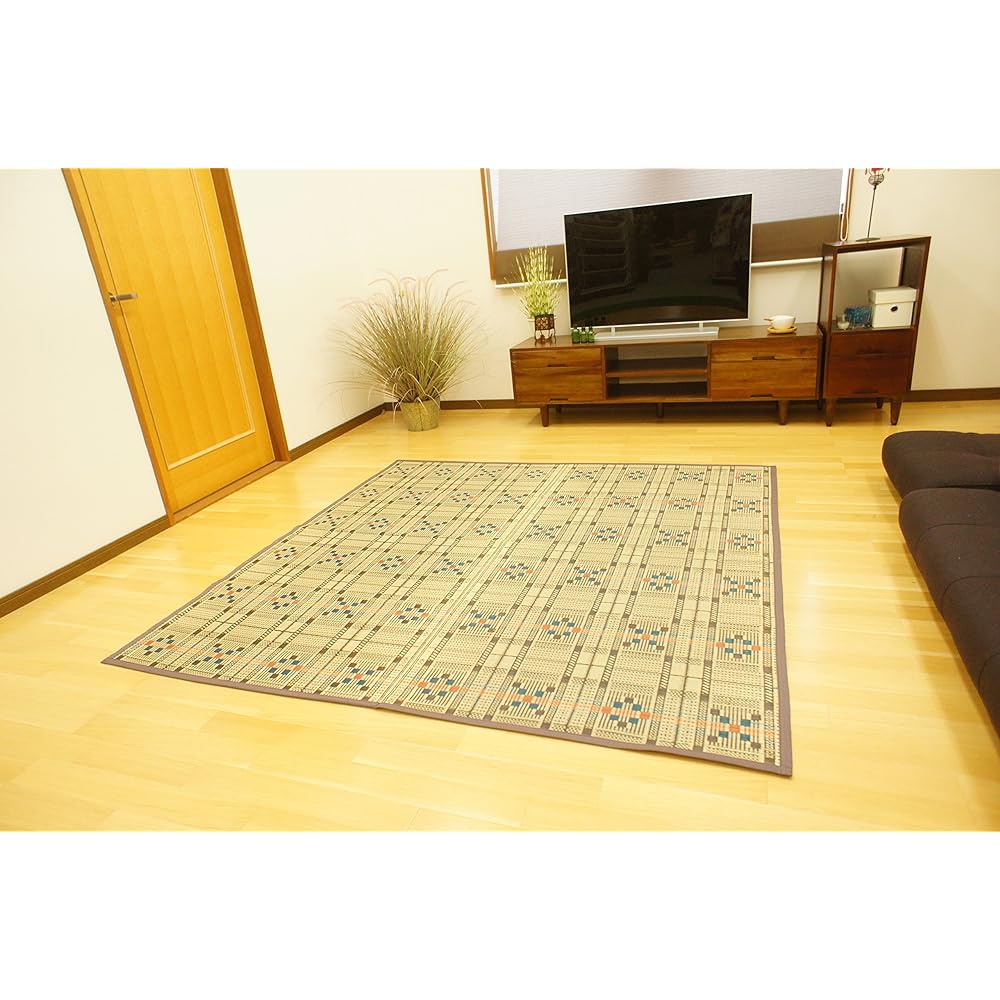 Hagiwara Igusa Hanagoza Rug "Shiosai" Edoma 4.5 tatami 22318645