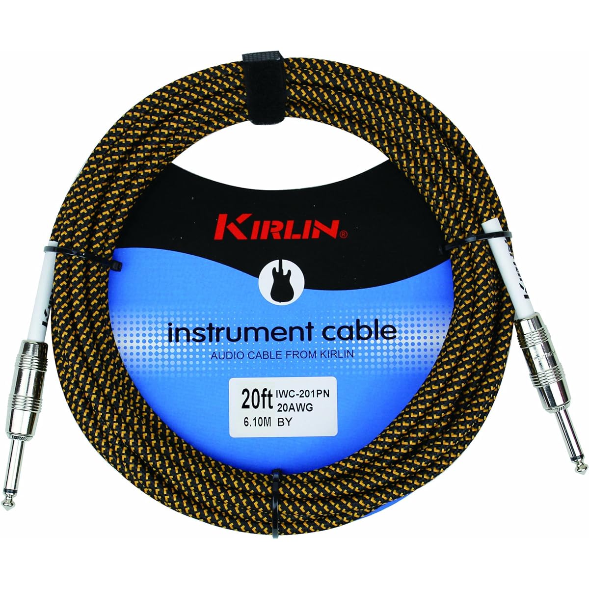 KIRLIN cable straight instrument cable. 10 feet IWC201PNBY-10FT