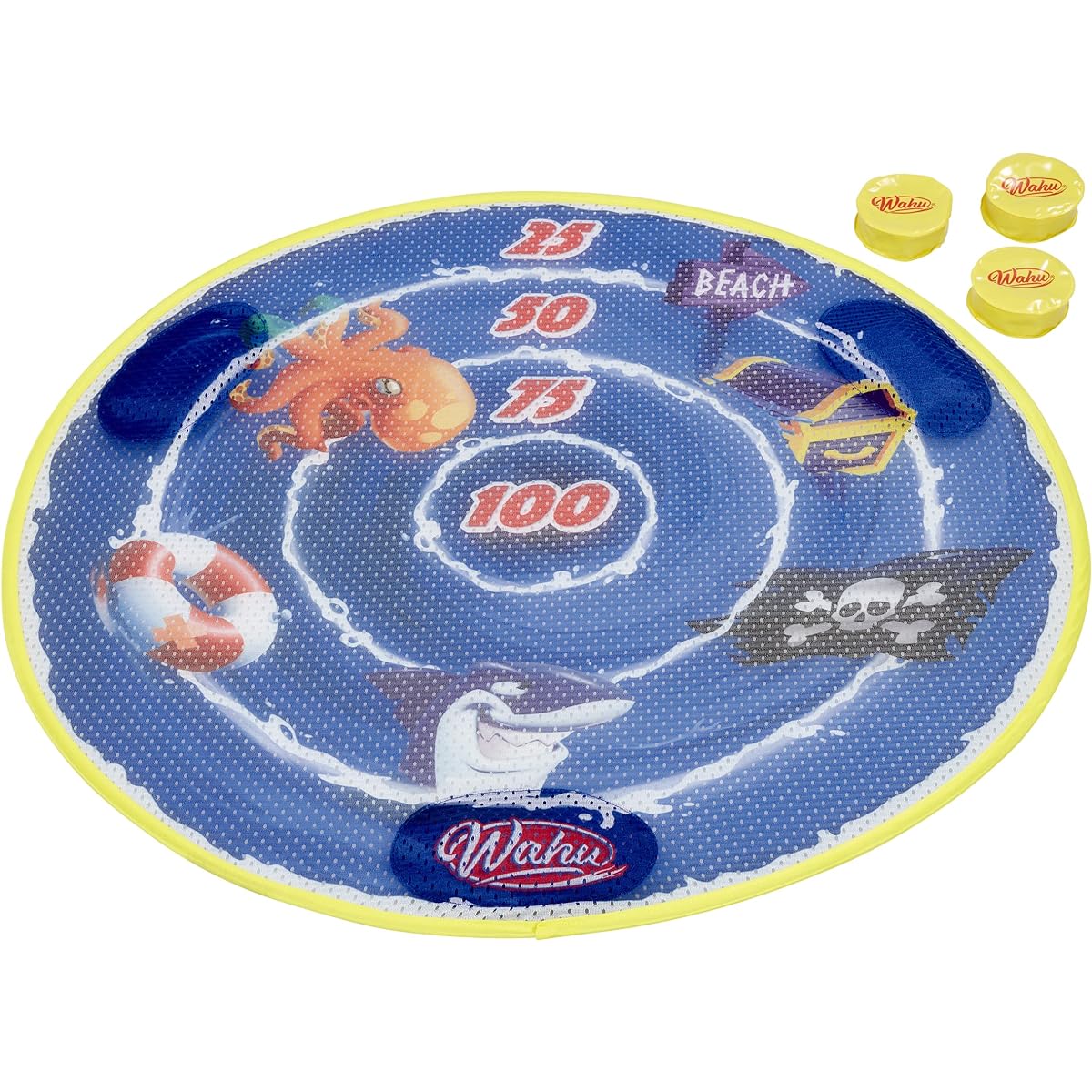 WAHU Sink 'N' Score Pool Diving Set Game - Underwater Dart Style Game Sinking Target Scoring Pack Mesh Carry Bag for Storage