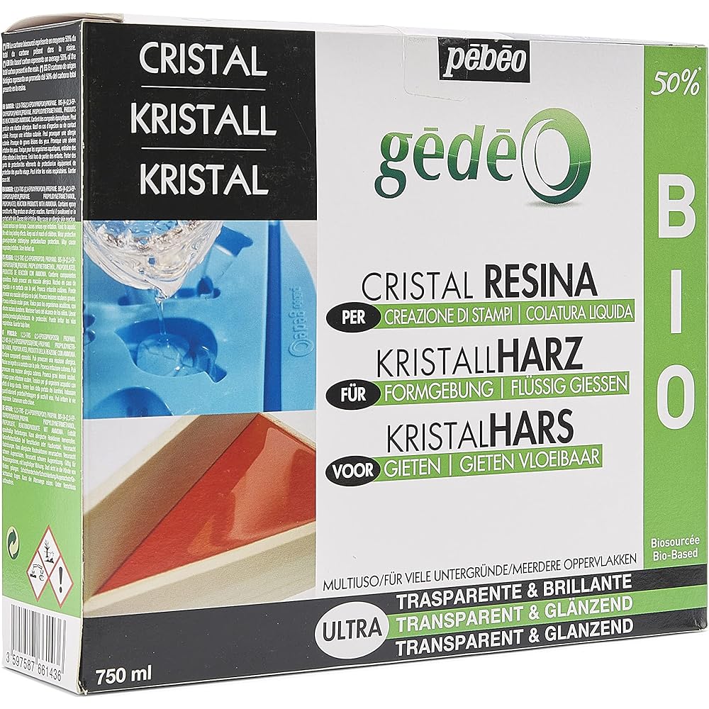 Pebeo Crystal Bioresin 750ml (base resin 500ml + hardening agent 250ml)