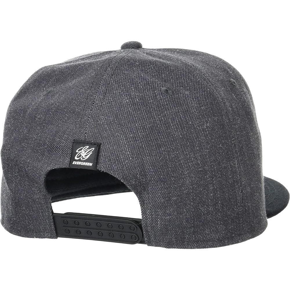 EVERGREEN B-TRUE Flat Cap Type A BK x Heather Black Free Size