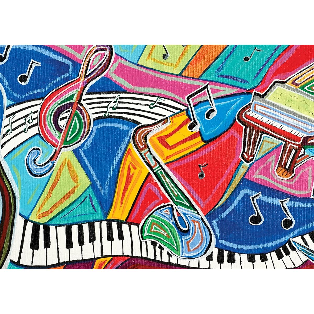 PuzzQuest Music Fine Art Modern Jigsaw Puzzle 1000 Piece for Adults Teens Kids