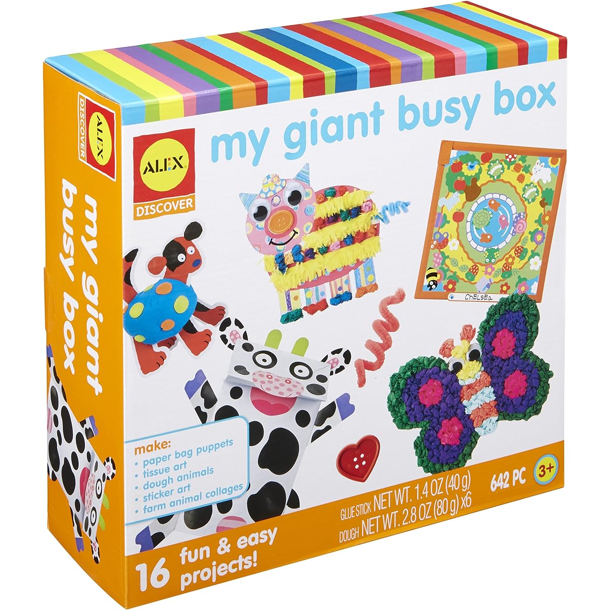ALEX Toys My Giant Busy Box Craft Kit Kids Arts & Crafts Activities