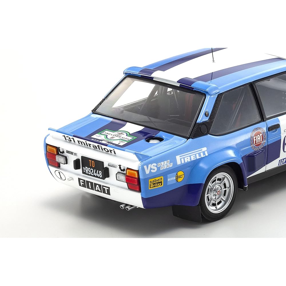 Kyosho Original 1/18 Fiat 131 Abarth Rally 1981 Costa Smeralda #1 Completed Product KS08376D