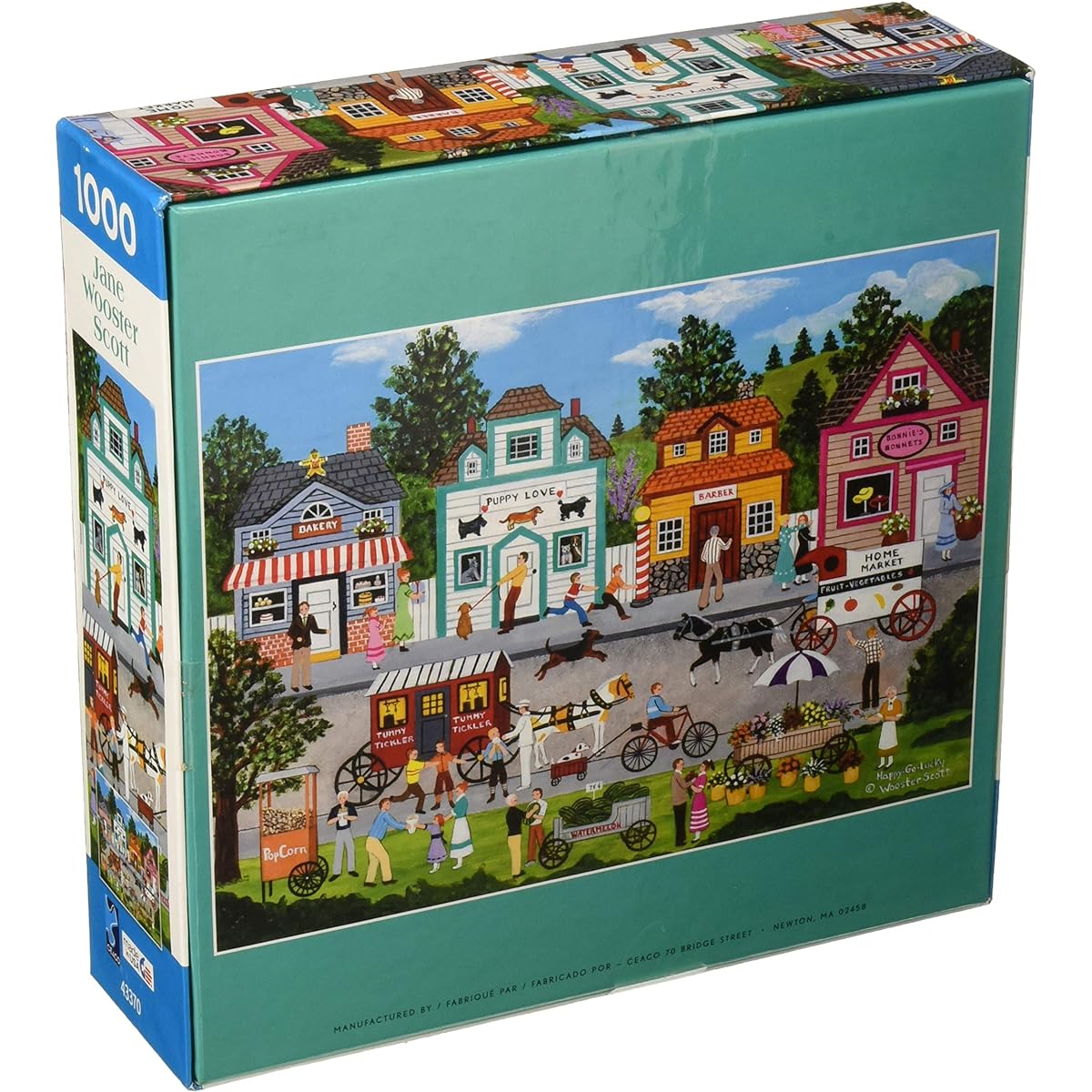 Ceaco 3346-16 Jane Wooster Scott Happy Go Lucky Puzzle - 1000 Pieces