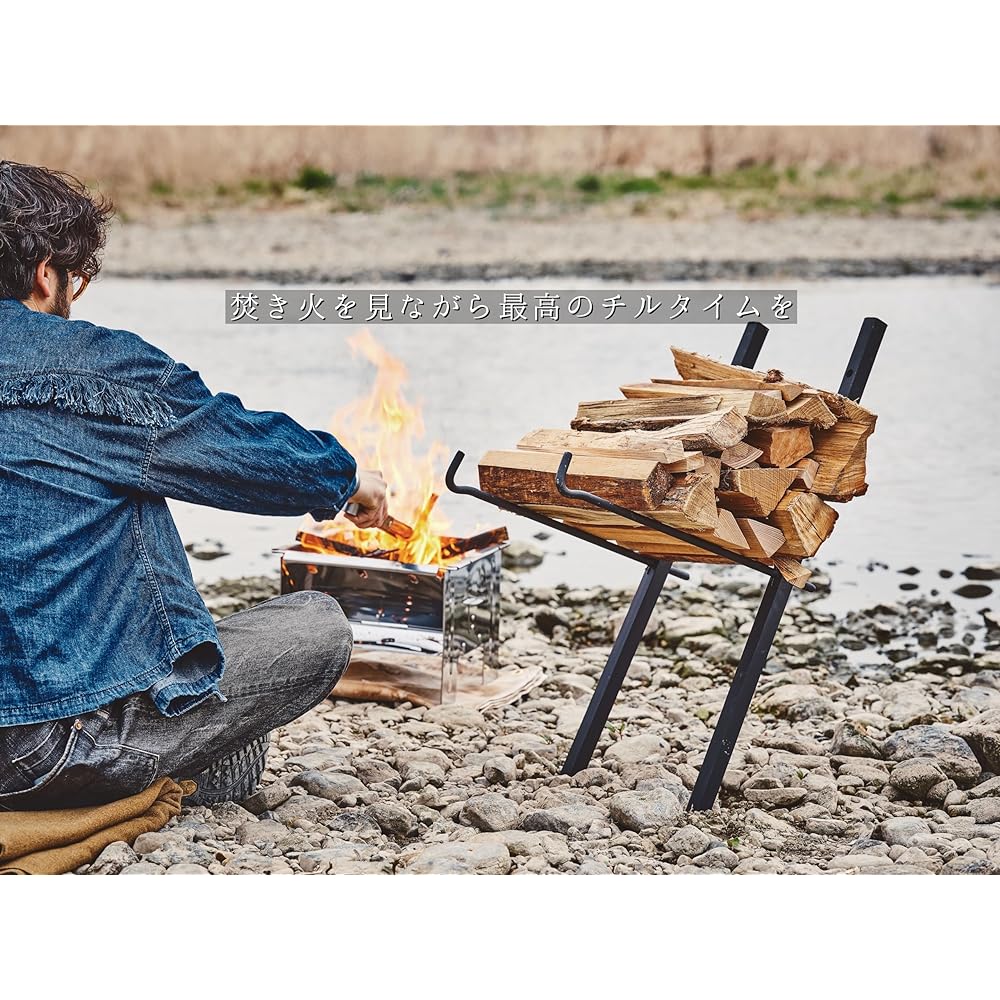 Onoe Seisakusho (ONOE) Folding BBQ Stove II F-2527-2 Can be used on ABS table Includes storage bag V-shaped structure saves charcoal and improves combustion efficiency Main body made of stainless steel Easy assembly/storage Perfect for fishing/leisure Ca
