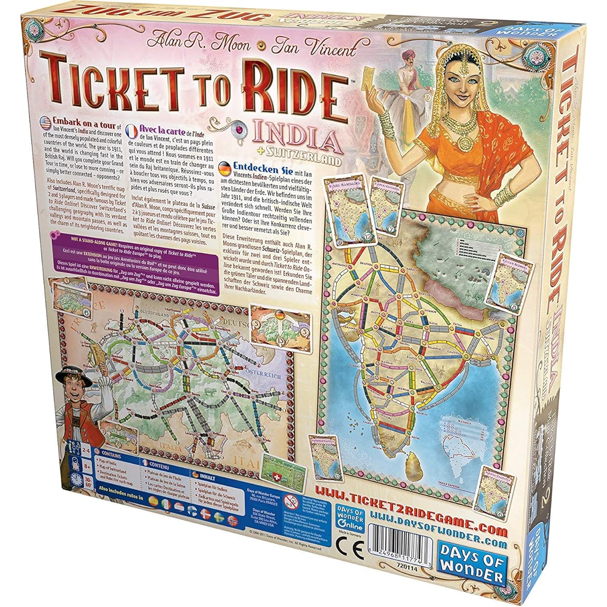 Ticket To Ride: India Expansion Set Ticket To Ride: India [Parallel Import]