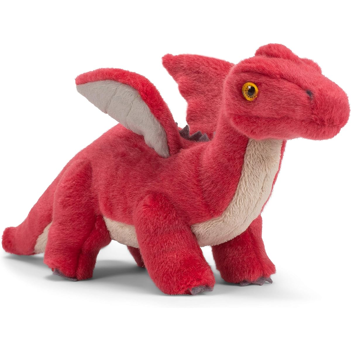 DEMDACO Dragon Mythical Creature Fire Red 12" Plush Stuffed Animal Toy