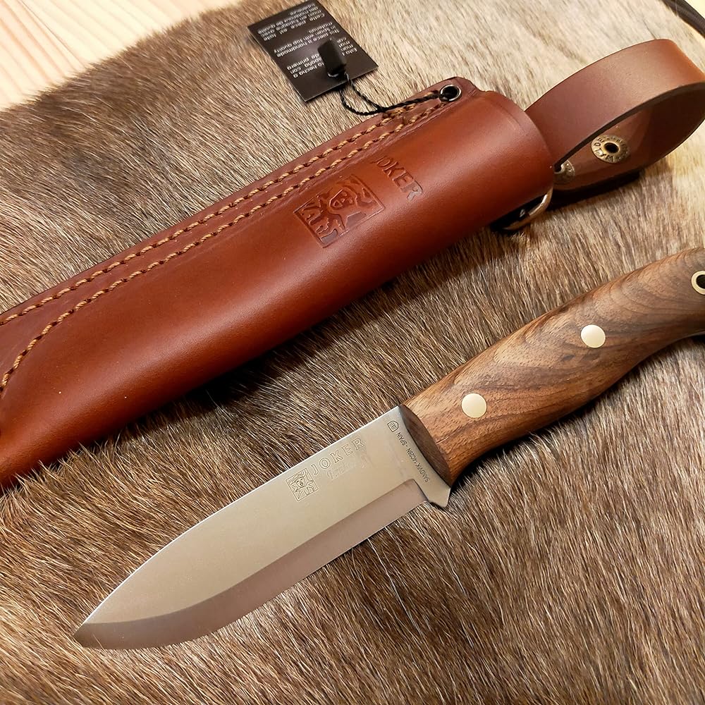 JOKER Joker CN122 Ember Walnut Joker Ember Hunting Knife Bushcraft