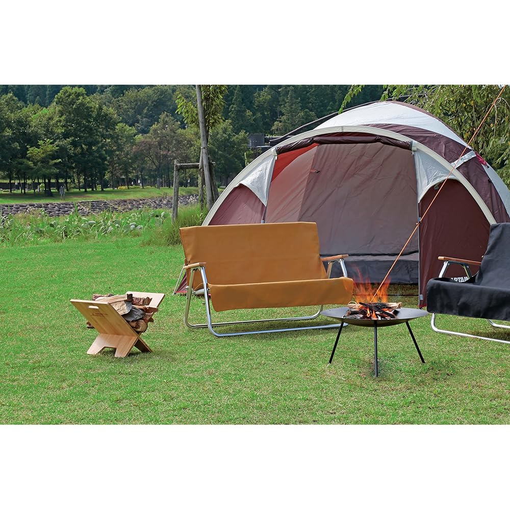 CAPTAIN STAG Bench Cover Bench Cover Flame Retardant Fabric with Back Pocket [Olive/Brown Duck/Black] FIRE PROOF UP-2683/UP-2684/UP-2685