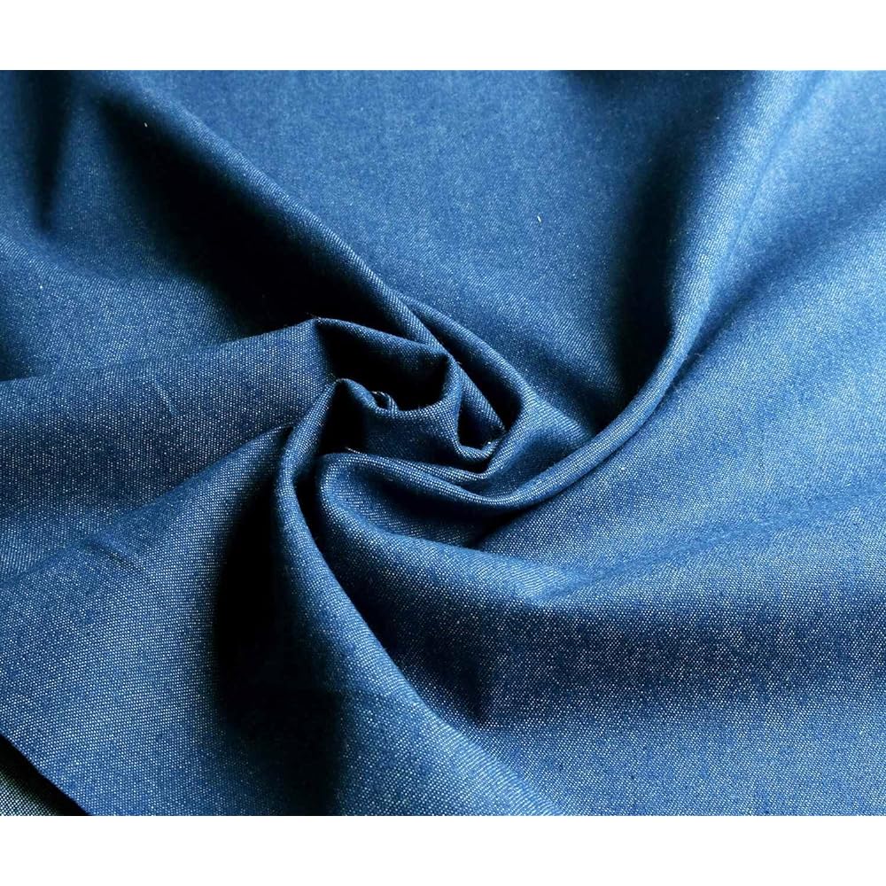 Nippon Chuko Denim Fabric 8oz 108cm Width x 6m Cut A Blue ICH5080-A Fabric Denim Fabric 8oz Denim