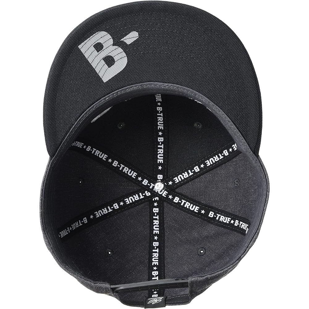 EVERGREEN B-TRUE Flat Cap Type A BK x Heather Black Free Size