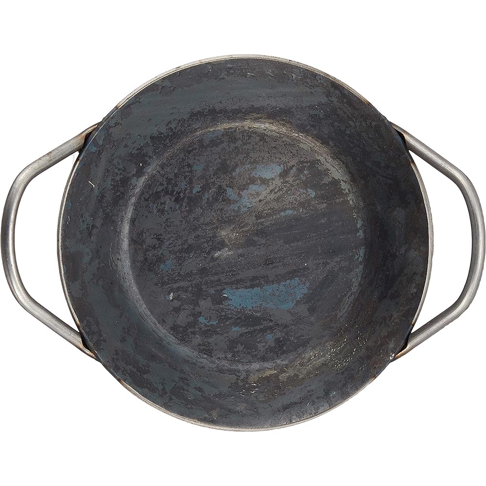 turk "Classic Grill Pan 20cm" Iron frying pan, both hands, hammered out, IH compatible, deep, Japanese original Turk Classic Grillpan 20cm