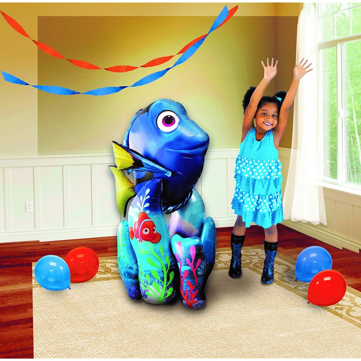 Finding Dory Party Supplies Giant Air Walker Birthday Balloon Bouquet Decorations