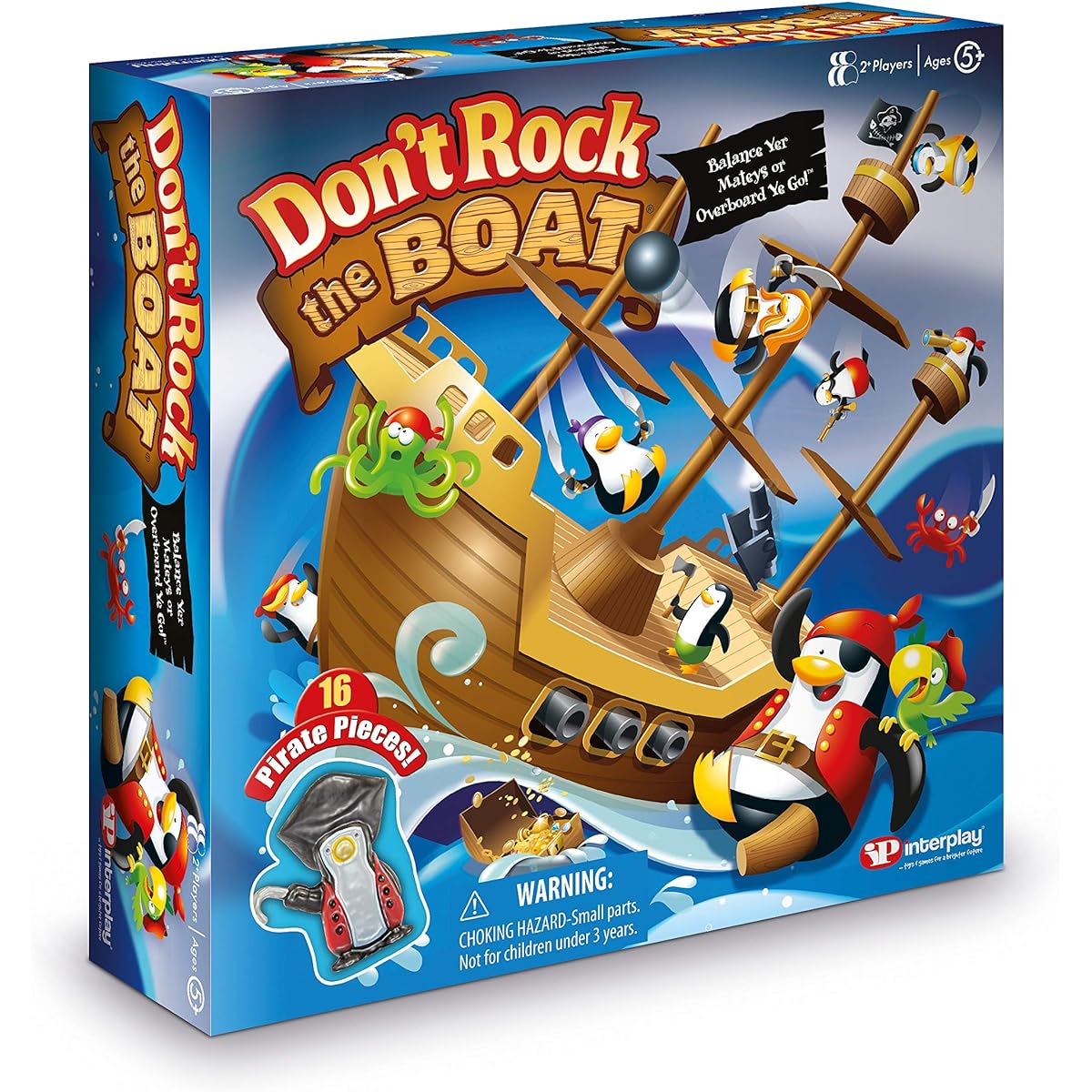 Interplay UK GP003 Don't Rock The Boat Stacking & Balancing Game Multi