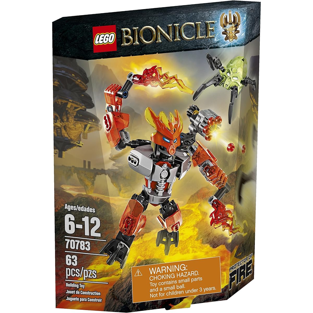 LEGO Bionicle 70783 Protector of Fire Building Kit